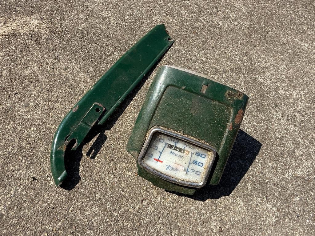 Kaptein Mobylette koplamp en kettingbeschermer, Ophalen of Verzenden, Gebruikt