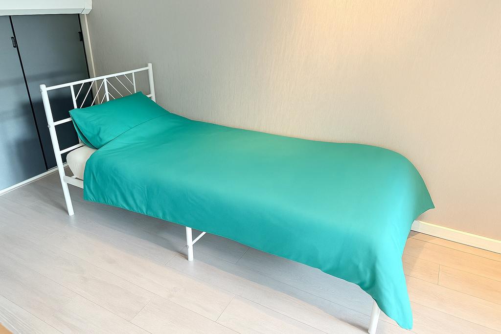 Eenpersoonsbed 90 x 200, als nieuw, met of zonder matras, Ophalen, 90 cm, Eenpersoons, Wit