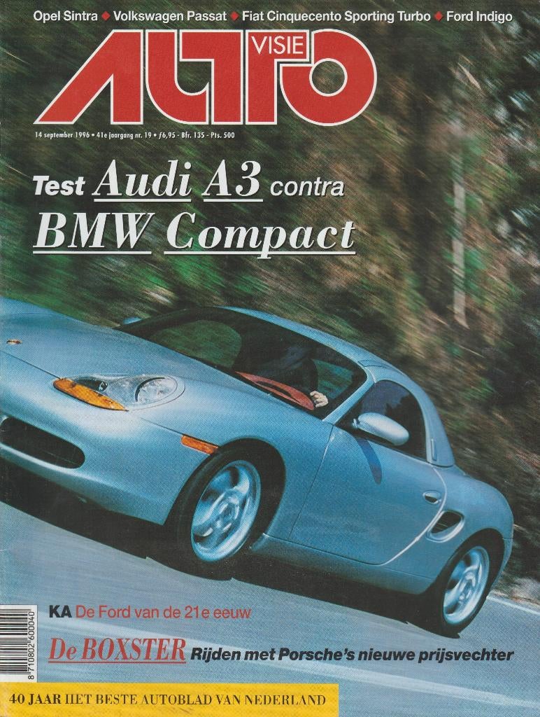 Porsche Boxster testen in Autovisie e.a., Gelezen, Ophalen of Verzenden, Autovisie, Porsche