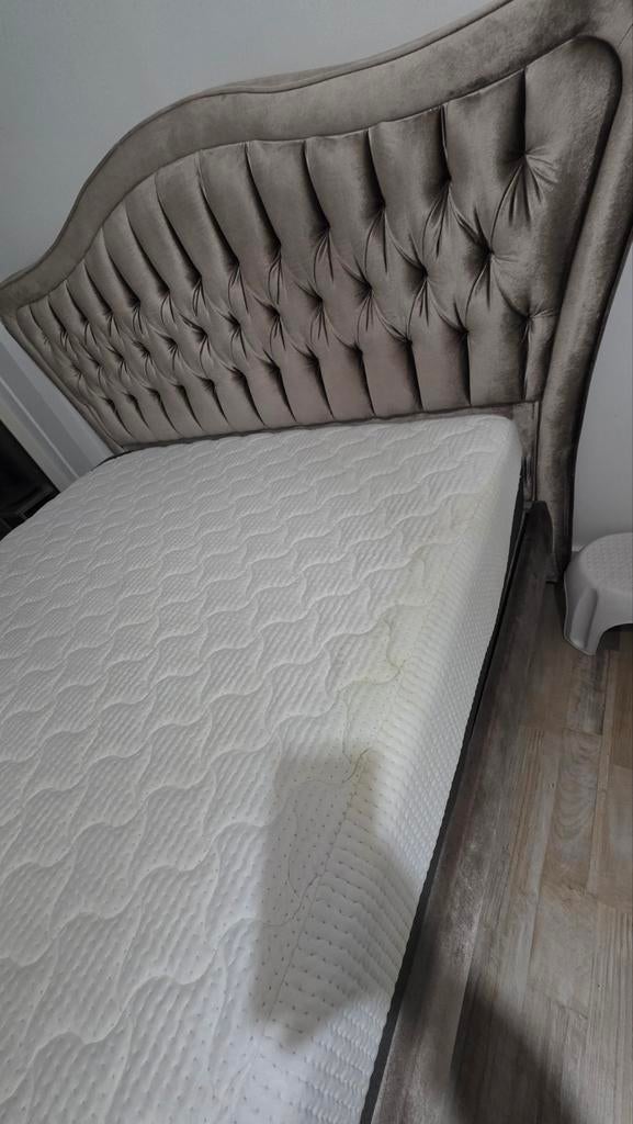 Boxspring Istikbal met opbergruimte + met matras 160x200cm, Ophalen of Verzenden, Tweepersoons, 160 cm