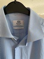 Boggi Milano overhemd gestreept maat 42, Verzenden, Zo goed als nieuw, Blauw, Halswijdte 41/42 (L)