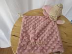 Geyda Roze Knuffeldoekje beer bobbeltjesstof, Ophalen of Verzenden, Gebruikt, Overige typen