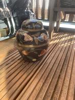 Vintage Cloisonné Pot met Bloemmotief, Antiek en Kunst, Antiek | Vazen, Ophalen