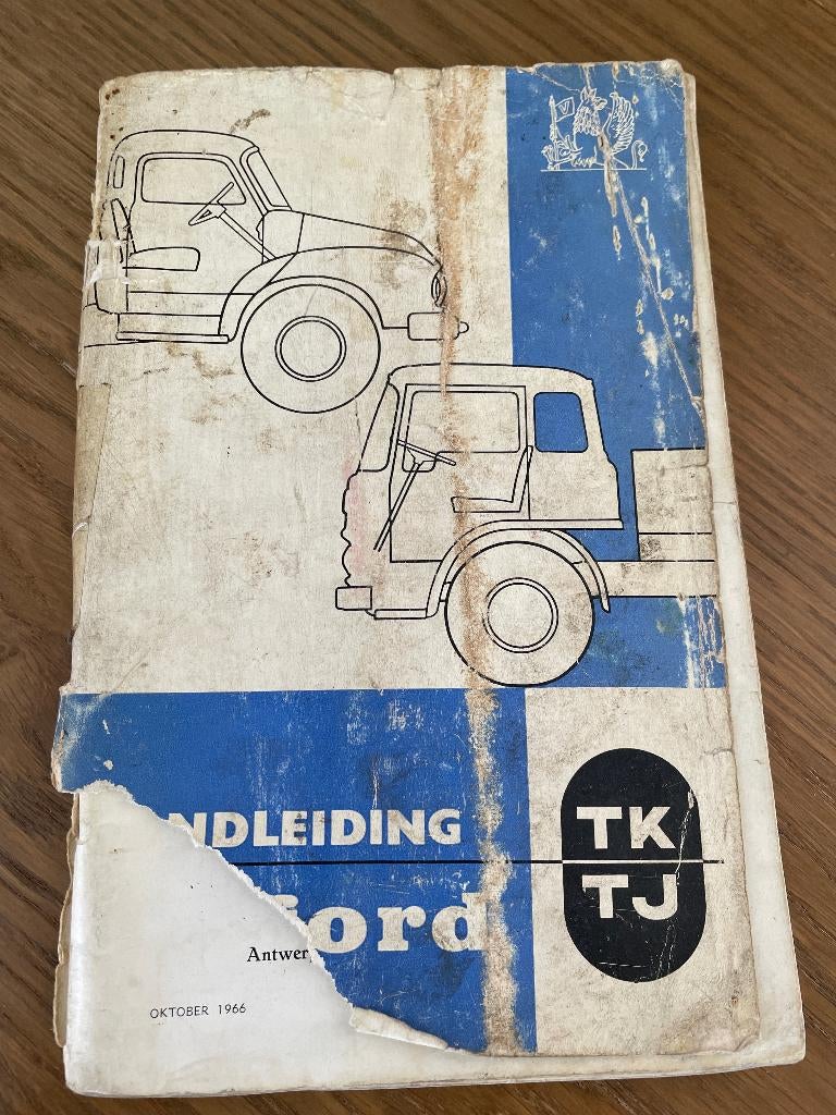 Bedford TJ&TK Vrachwagens handleiding benzine en diesel 1966, Ophalen of Verzenden