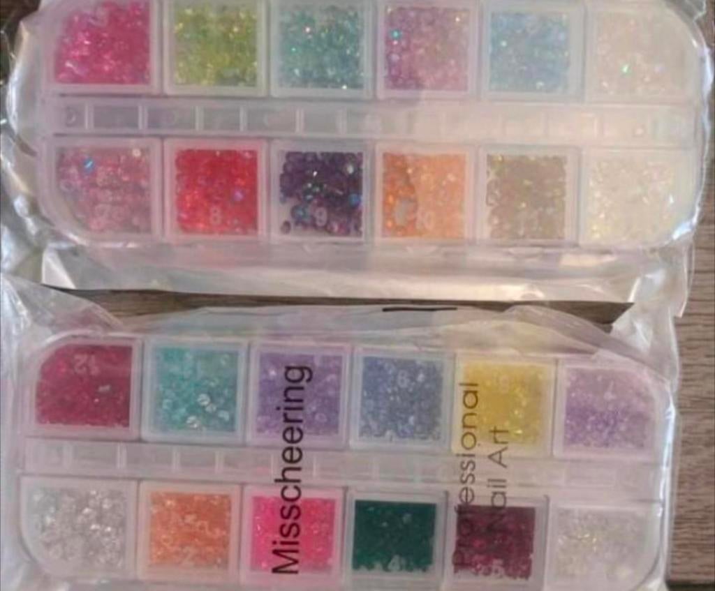 Nagelversiering nagels steentjes ab diamantjes, Overige kleuren, Nieuw, Ophalen of Verzenden, Handen en Nagels