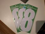 Sticker nummer 8, huisnummer, kliko, brievenbus 3 stuks, Verzenden, Kunststof