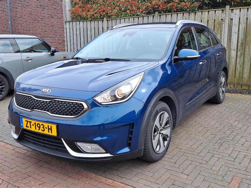 Kia Niro 1.6 GDi Hybrid 141pk Dct6 2019 Blauw, Auto's, Kia, Particulier, Niro, ABS, Achteruitrijcamera, Airbags, Airconditioning