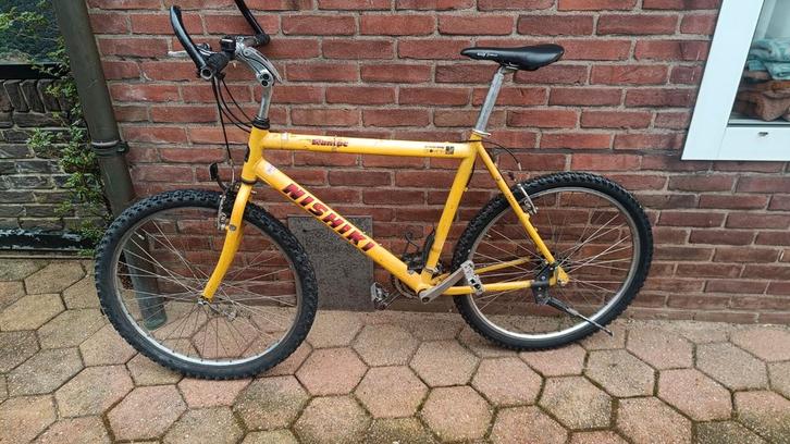 Nishiki Mountainbike - Geel, Gebruikt, Fietsen en Brommers, Fietsen | Mountainbikes en ATB, Gebruikt, Heren, Overige merken, 53 tot 57 cm