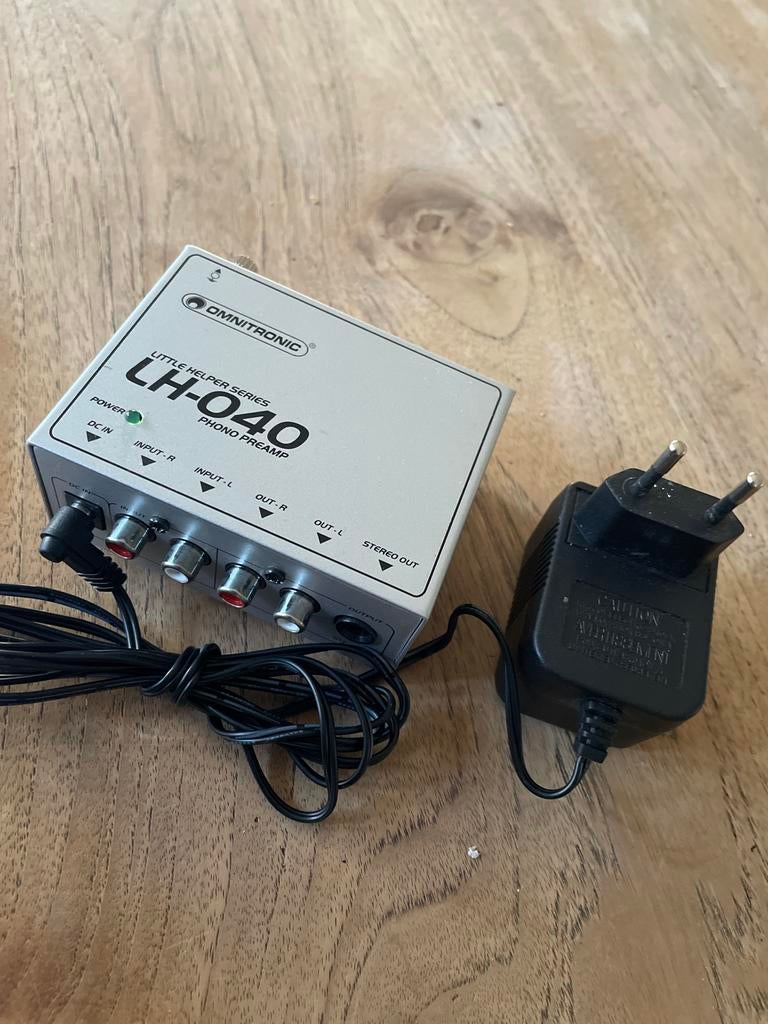 Omnitronic LH-040 Phono Preamp, Ophalen of Verzenden, Gebruikt, Minder dan 60 watt, Overige merken