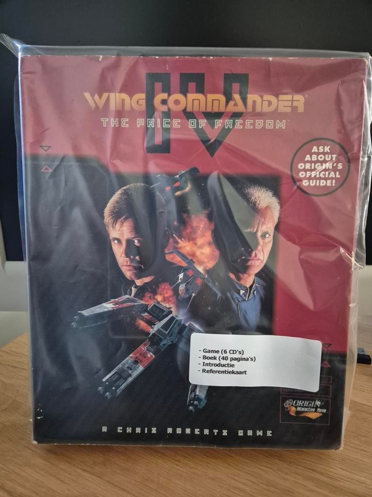 Wing Commander IV: The Price of Freedom (Big Box, 6 CD's), Gebruikt, 1 speler, Ophalen of Verzenden, Vanaf 12 jaar