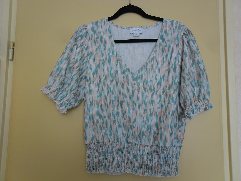 z.g.a.n. dames blouse. Maat L, Kleding | Dames, Bodywarmers, Cotton Club, Ophalen of Verzenden, Zo goed als nieuw, Maat 42/44 (L)