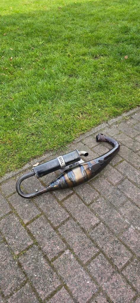 Ddl 125-180cc 52slag uitlaat, Fietsen en Brommers, Brommeronderdelen | Scooters, Ophalen of Verzenden, Gebruikt, Uitlaat, Piaggio