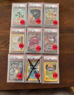 Pokémon kaarten PSA slabs, Ophalen of Verzenden, Gebruikt, Meerdere kaarten