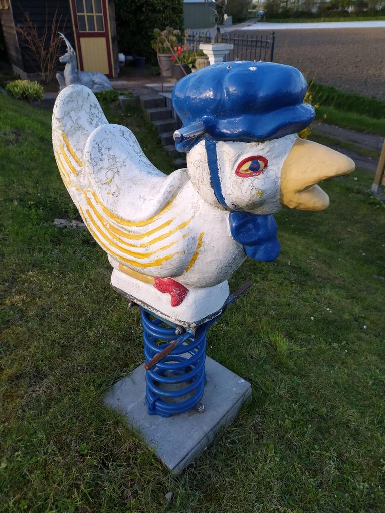 Super leuk ding, de enige echte wipkip, polyester, rond 1960, Kinderen en Baby's, Speelgoed | Buiten | Speeltoestellen, Ophalen