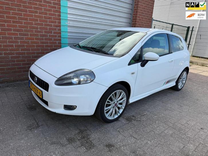 Fiat Grande Punto 1.4 NeroBianco Bj:2009 NAP!, Auto's, Fiat, Bedrijf, Te koop, Grande Punto, ABS, Airbags, Airconditioning, Boordcomputer