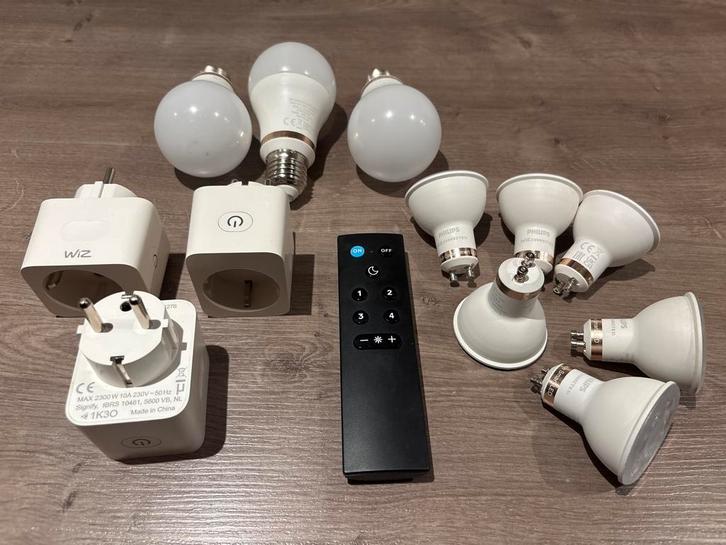 Philips WIZ Slimme Verlichting Set + 3 Smart Plugs + Afstand, Huis en Inrichting, Lampen | Overige, Ophalen of Verzenden