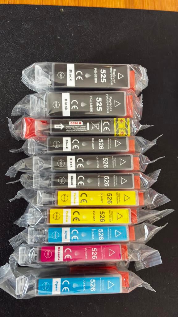 Inkt cartridges voor canon printer, Ophalen of Verzenden, Nieuw