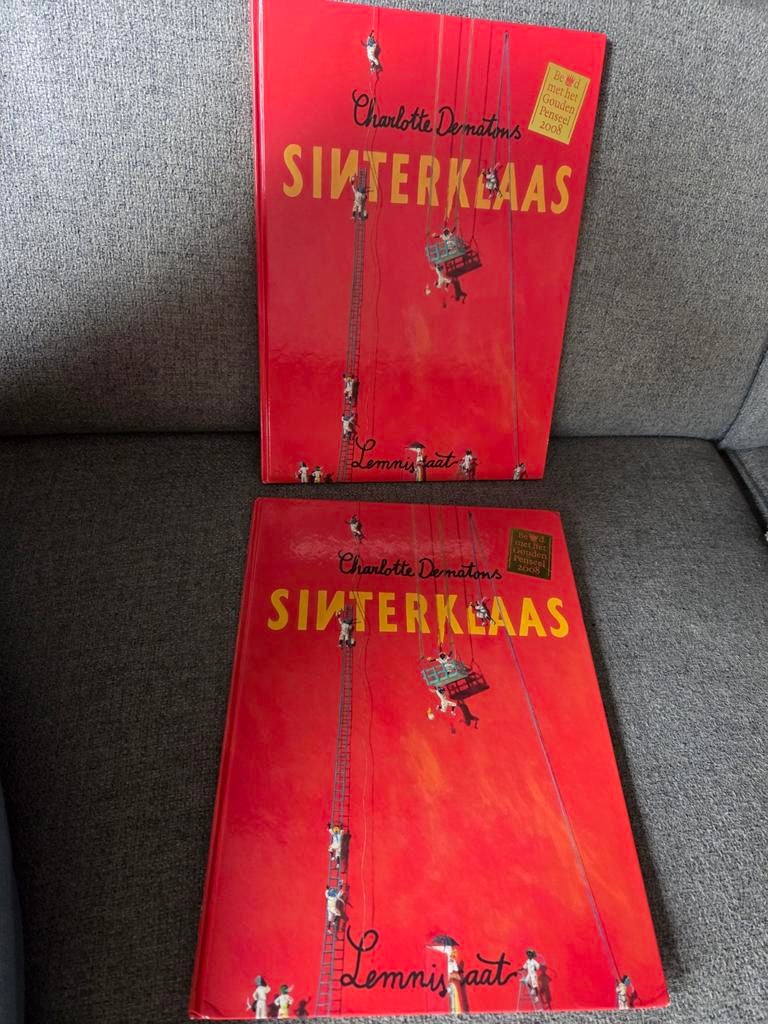 2x Prentenboek Sinterklaas - Charlotte Dematons, Ophalen of Verzenden, Zo goed als nieuw
