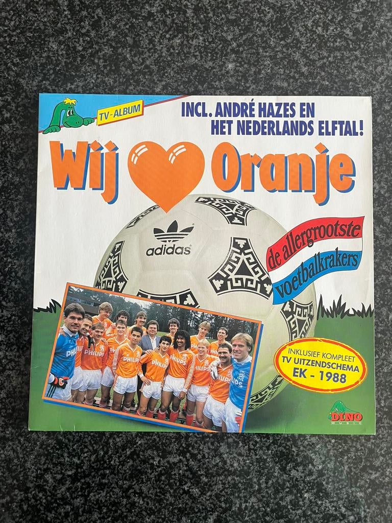 Wij houden van Oranje EK 1988 Nederlands Elftal, Cd's en Dvd's, Gebruikt, Originele persing, 1980 - 1989, Ophalen of Verzenden