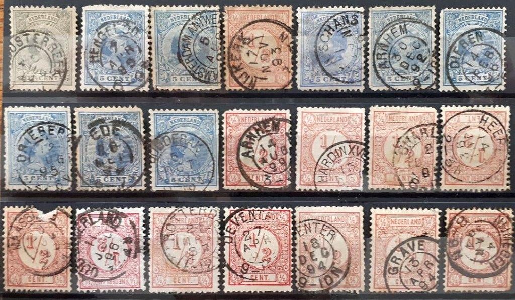 Kleinrond stempels (760), Verzenden, T/m 1940, Gestempeld