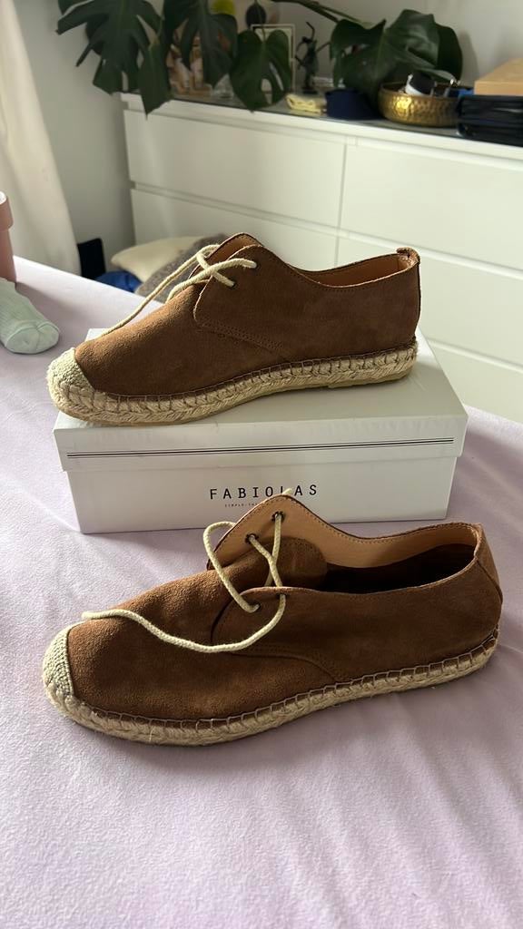 Fabiola’s maat 41, Bruin, Nieuw, Ophalen of Verzenden, Espadrilles of Moccasins