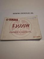 44 0WNERS MANUAL YAMAHA FJ600W 1988 USED, Ophalen of Verzenden, Yamaha