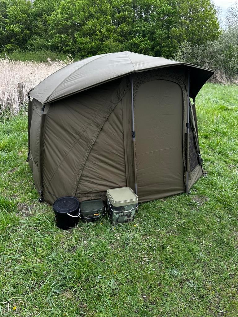 Fox Frontier XD + Vapour Peak Bivvy - Karpertent, Ophalen, Gebruikt, Tot en met 2