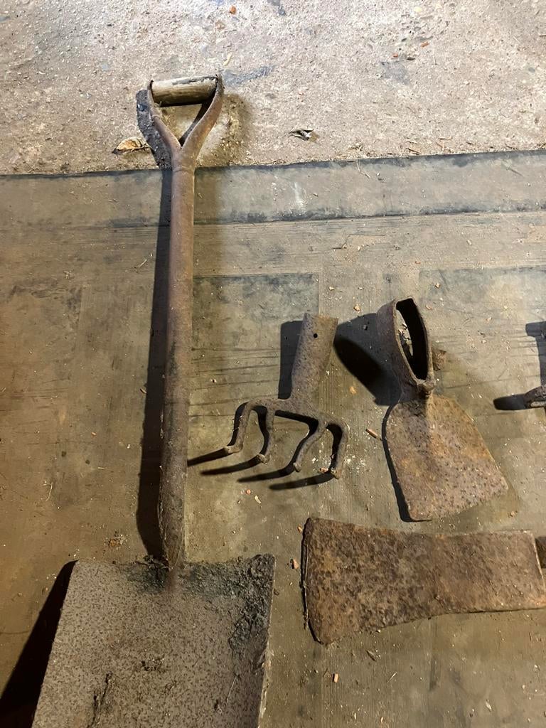 Boeren gereedschap en drukveren, Antiek en Kunst, Ophalen