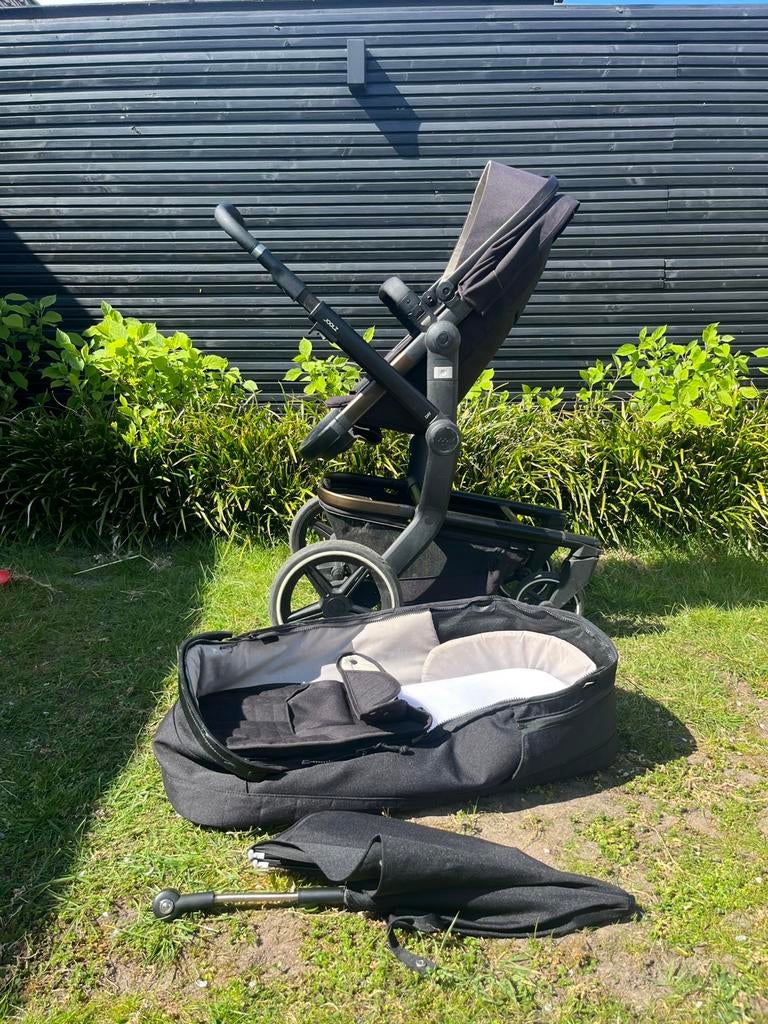 Joolz Day 3 complete kinderwagen zwart + accessoires, Ophalen, Zo goed als nieuw, Overige merken, Met reiswieg
