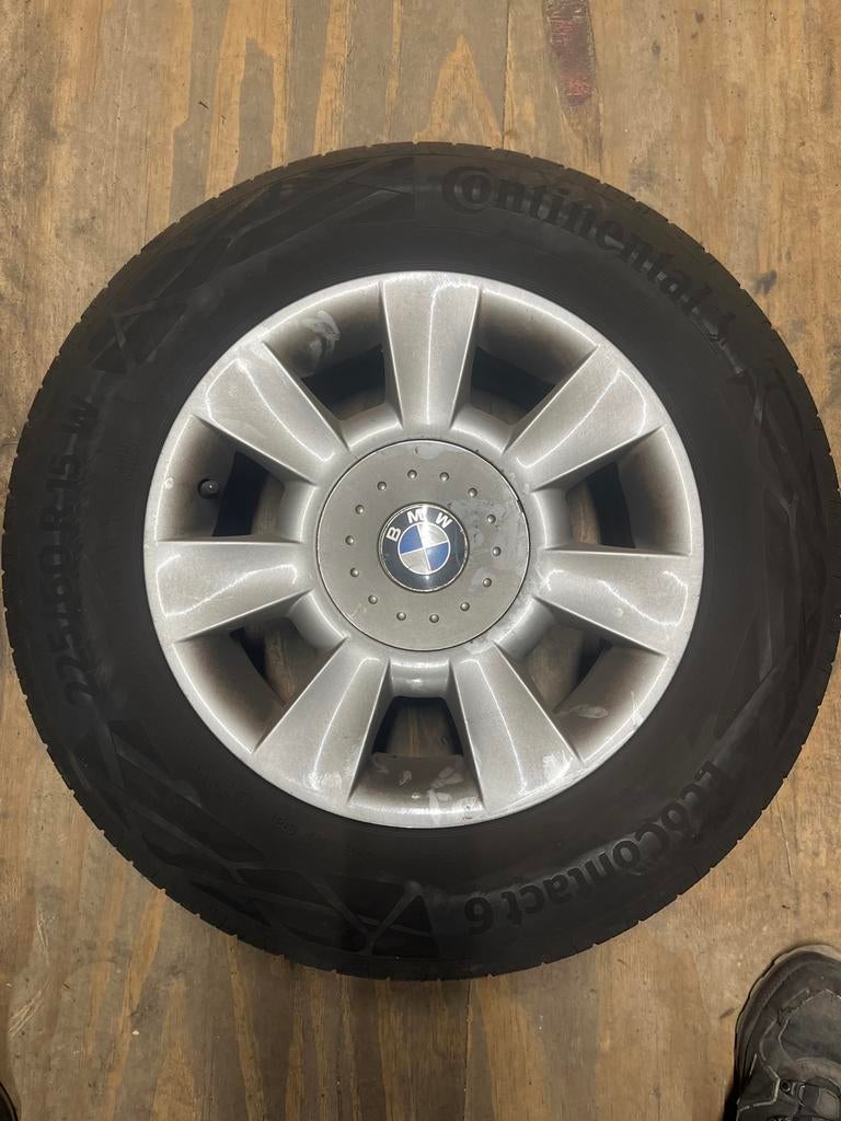 Gebruikte velgen BMW E39 met Continental zomerbanden, Ophalen, Gebruikt, 15 inch, Banden en Velgen