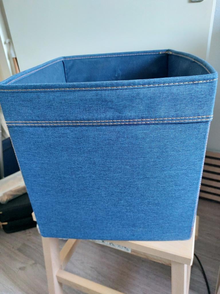 8 Drona Bakken Denim Jeans Stof voor Kallax Kast IKEA, Ophalen of Verzenden, Gebruikt