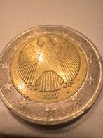 2 Euro munt Duitsland 2002 'dubbele rand' letter A, Postzegels en Munten, Munten | Europa | Euromunten, Ophalen of Verzenden, Duitsland