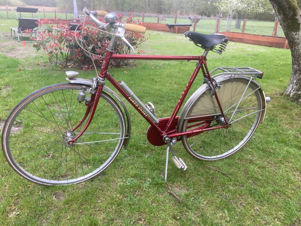 burco super riviera oldtimer fiets, Ophalen, Jaren '50