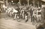 Amsterdam Fotokaart Wielerbaan  Franssen Drakestein Nijland, Ophalen of Verzenden, Voor 1920, Ongelopen, Noord-Holland