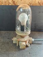 Vintage industriële explosieveilige lamp, Ophalen of Verzenden