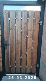 Douglas Houten Poort (100x195 cm) – Slechts 2 jaar oud!, Ophalen, Gebruikt, 100 tot 150 cm, Draaipoort