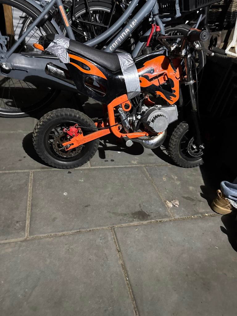 Pitbike met nieuwe blok, Ophalen of Verzenden, Gebruikt, Pitbike