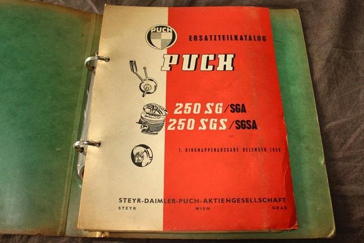 Puch 250 SG SGA SGS SGSA 1959 motorrad ersatzteil katalog, Motoren, Handleidingen en Instructieboekjes, Overige merken, Ophalen of Verzenden