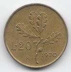Italië 20 lire 1970 KM# 97.2, Verzenden, Italië, Losse munt