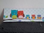 Leuke uilen decoratie op hardboard voor kinderkamer, Huis en Inrichting, Ophalen, Zo goed als nieuw