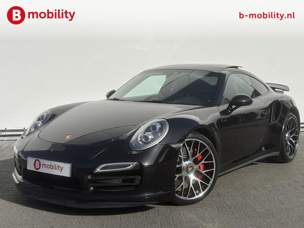 Porsche 911 3.8 Turbo 521PK *Porsche Approved Sport Chrono P, Auto's, Automaat, Gebruikt, 4 stoelen, Zwart