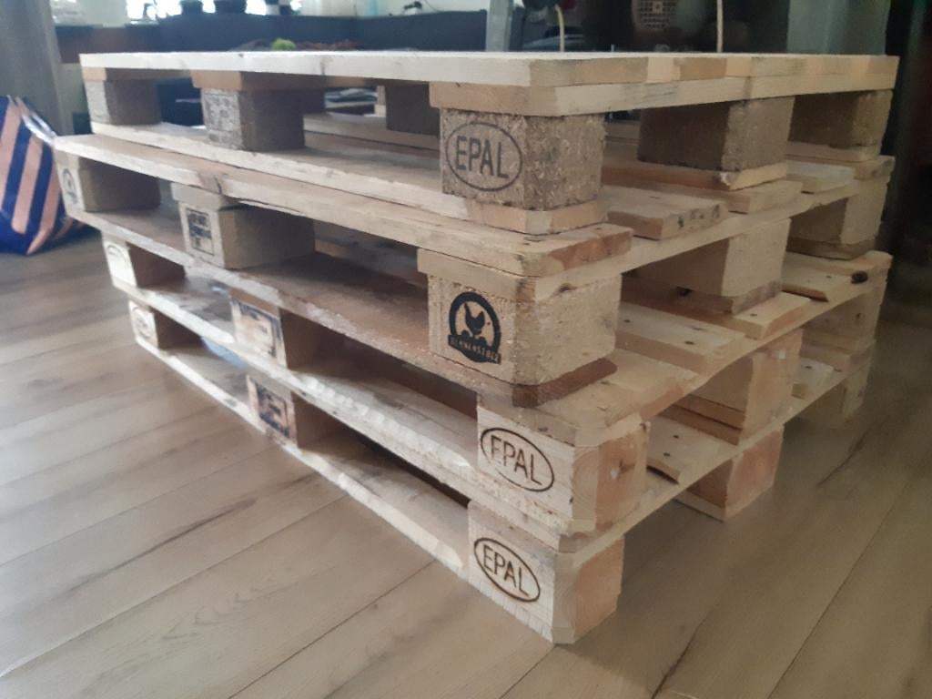Pallets, Doe-het-zelf en Verbouw, Hout en Planken, Gebruikt, Ophalen of Verzenden, Pallet, Minder dan 200 cm