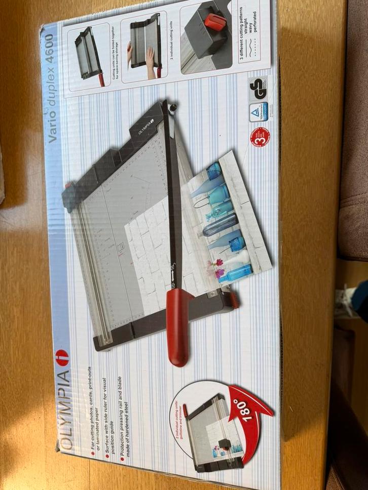 Olympia Vario Duplex 4600 snijmachine i, Diversen, Bureau-accessoires, Zo goed als nieuw, Ophalen of Verzenden