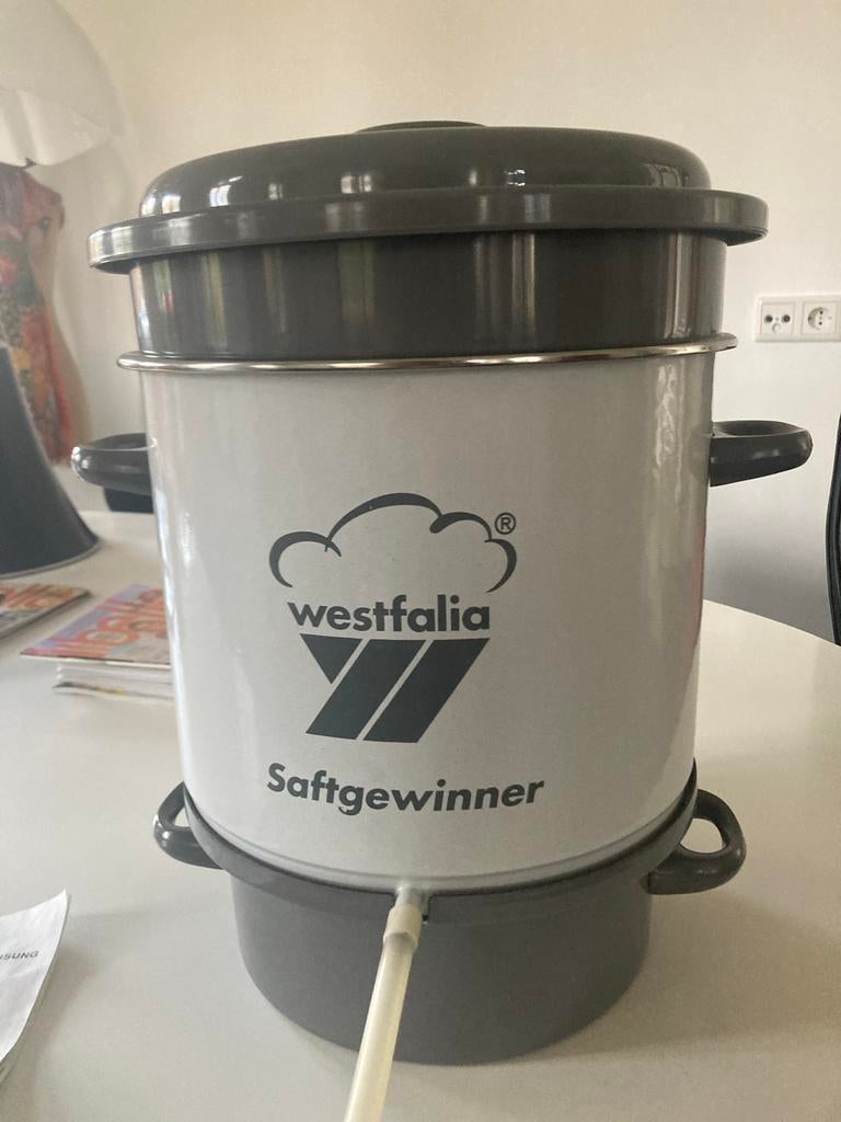 Westfalia Sapwinner voor druiven en zacht fruit, Ophalen, Zo goed als nieuw, Elektrisch, Sapcentrifuge