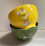 Set leuke Kommen van M&M’s Yellow and Green, Gebruikt, Keramiek, Ophalen of Verzenden, Kom(men)