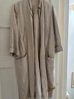 Linnen jas overcoat monique van heist, Ophalen of Verzenden, Gedragen, Maat 36 (S), Beige