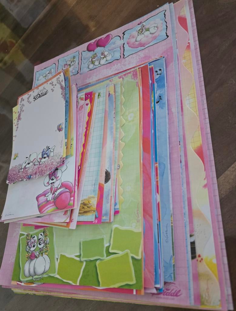 Diddl pakket, Verzamelen, Diddl, Ophalen of Verzenden, Verschillende figuren, Nieuw, Papier, Kaart of Schrift