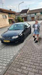 Saab 9-3 2.0 T Sport Sedan AUT 2003 Zwart, Auto's, Saab, 1440 kg, 4 cilinders, Zwart, 75 €/maand