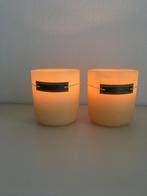 2 WAXINELICHTHOUDERS  MERK LONG ISLAND LIVING., Huis en Inrichting, Woonaccessoires | Kandelaars en Kaarsen, Ophalen of Verzenden