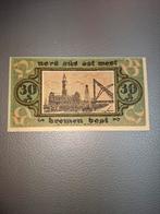 Duits Notgeld Bremen Noodgeld, Postzegels en Munten, Bankbiljetten | Europa | Niet-Eurobiljetten, Ophalen of Verzenden, Duitsland